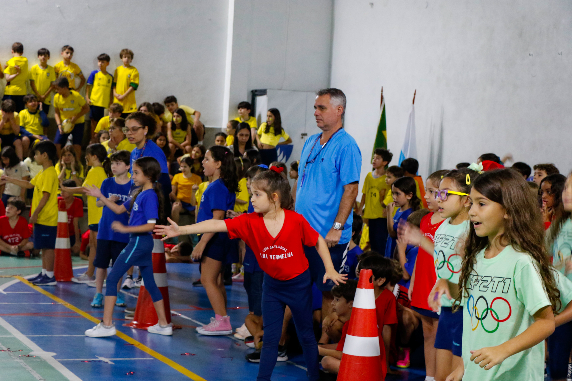 Alunos do Fundamental 1 jogando na Copa Gaylussac 2023