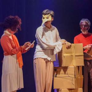 Fotos Peça Dom Quixote Alegretto Dom Quixote em cena no Teatro GayLussac